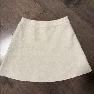 Zara Cream A-Line Girls Kids Skirt EUC 8-9